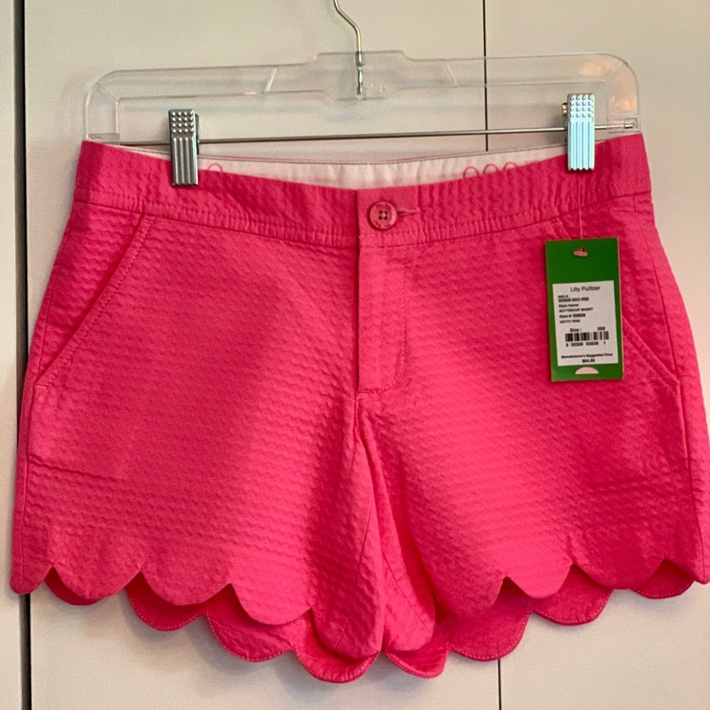 Lily Pulitzer Hot Pink Buttercup Shorts: Size 000